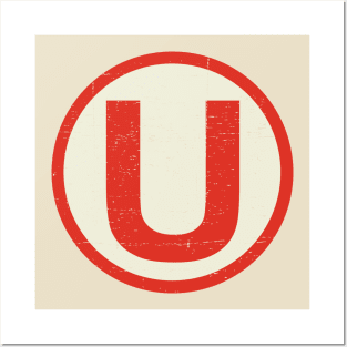 La U - Club Universitario de Deportes - Perú - vintage design Posters and Art